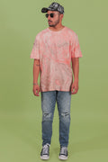 The Sky Peach Marbled T-Shirt