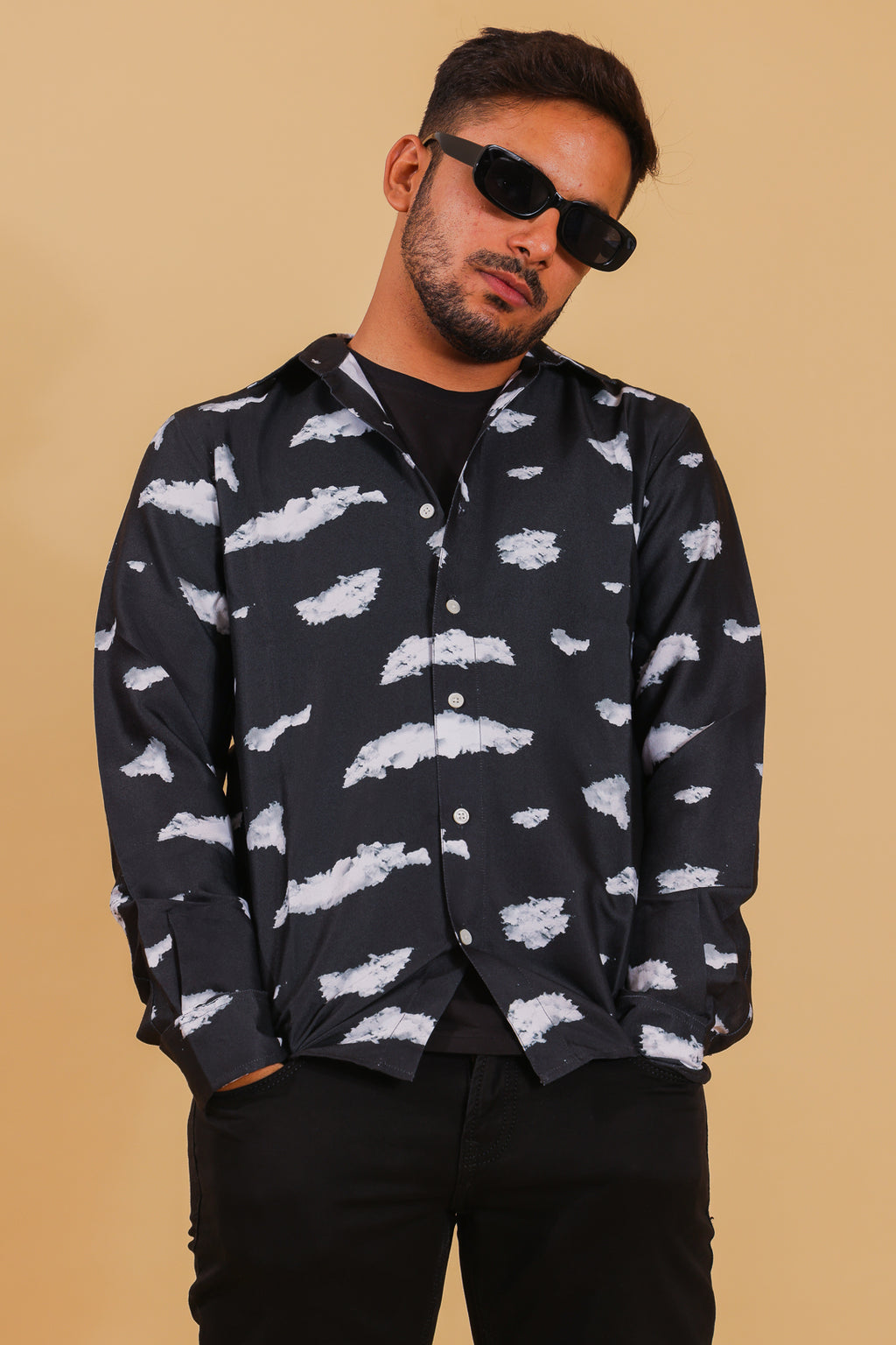 Night Sky Printed Shirt