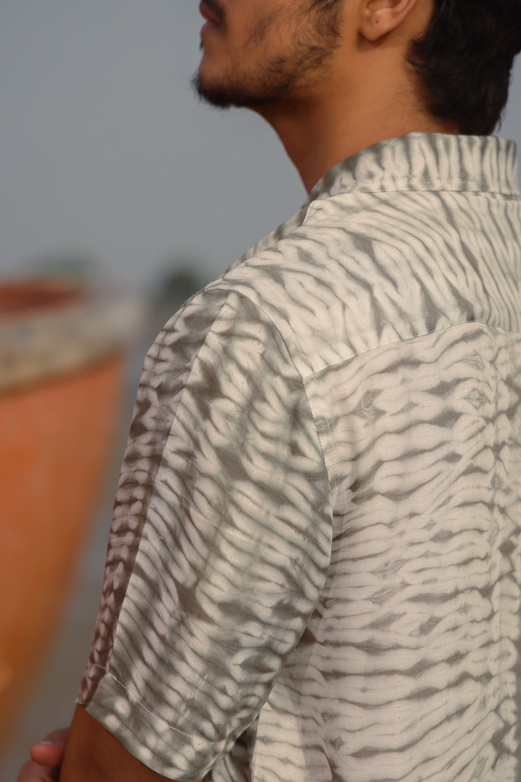 Grey Scales Tie-Dye Shirt
