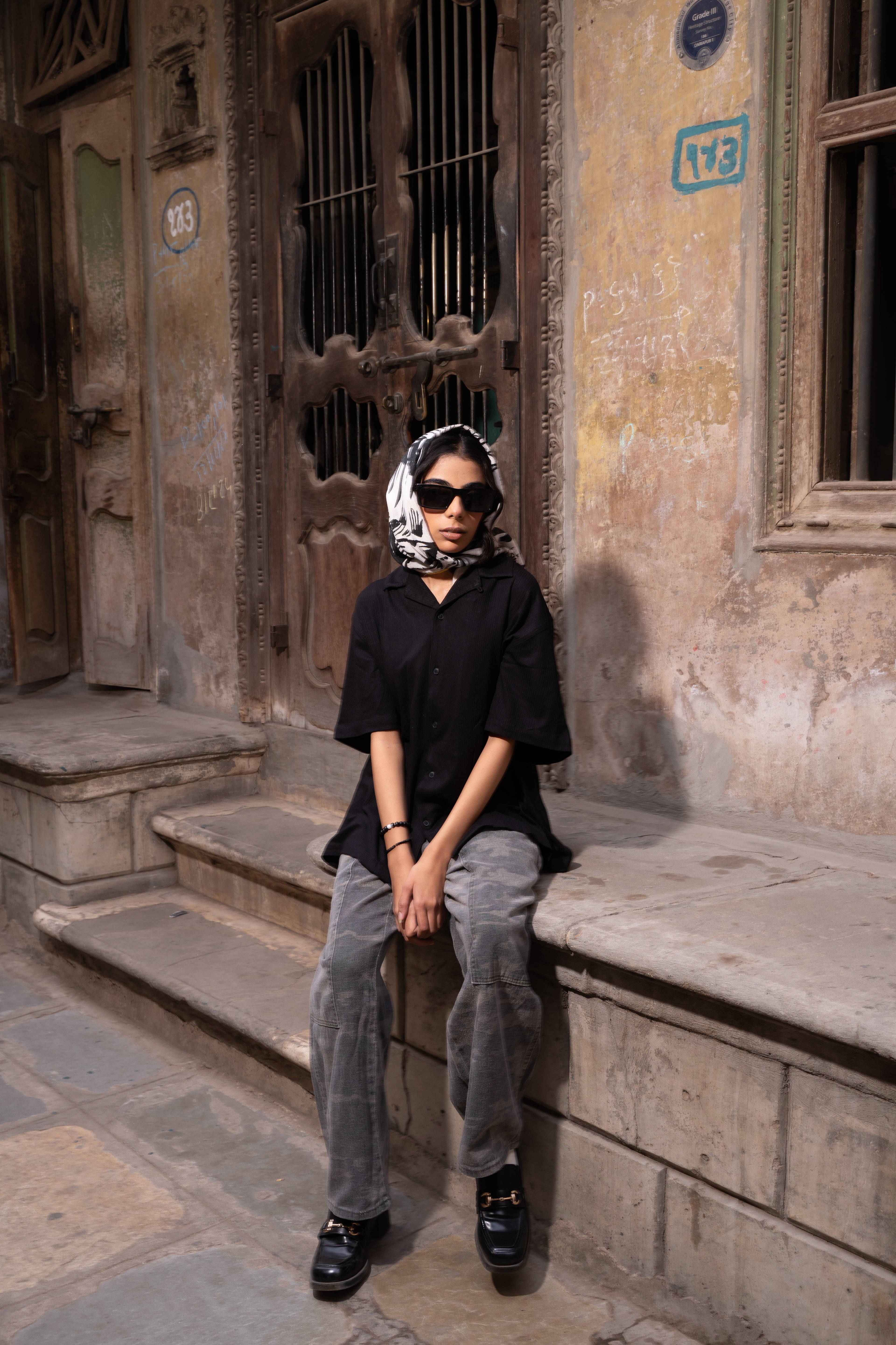 Black Knitted Shirt