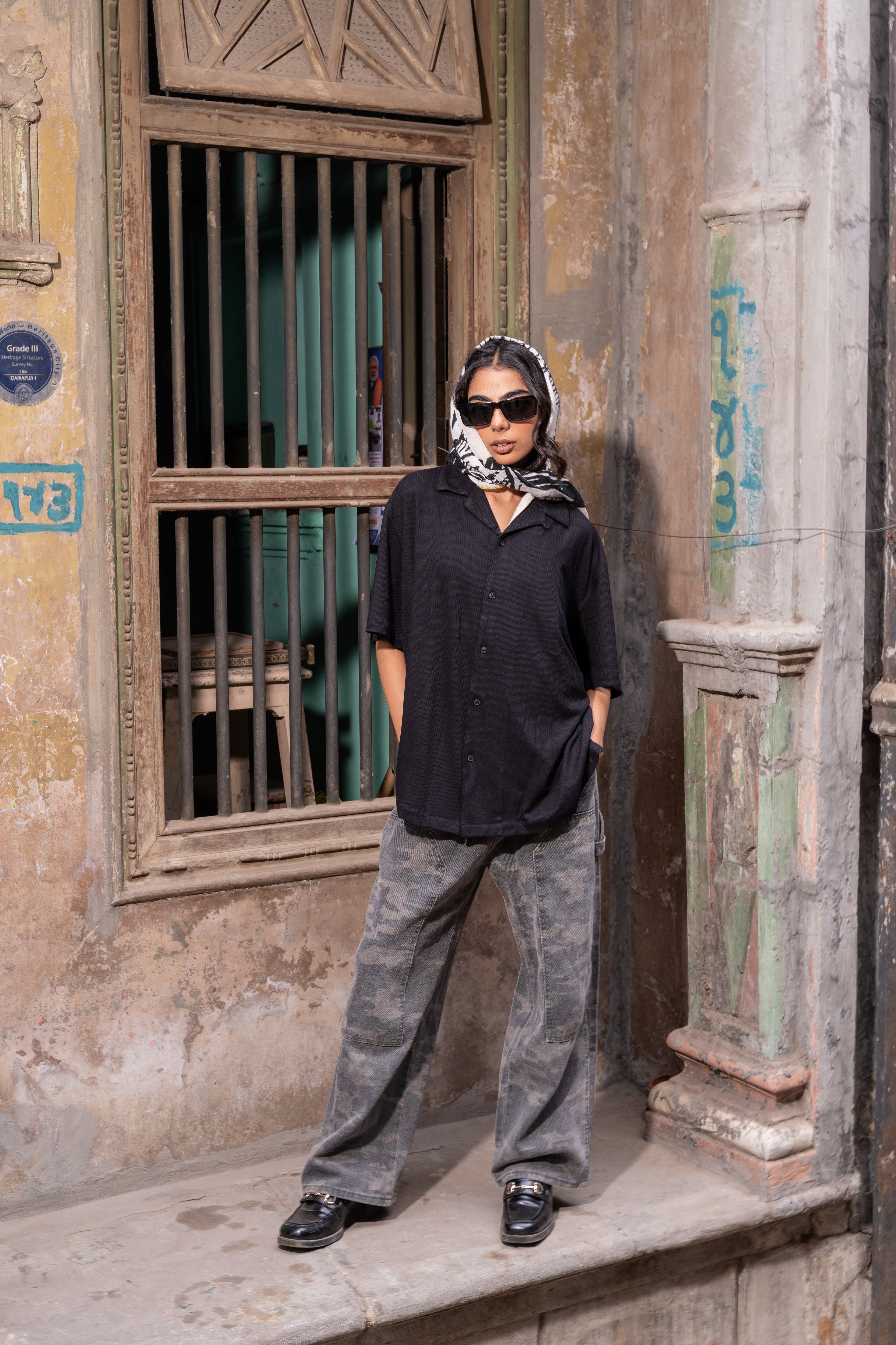 Black Knitted Shirt