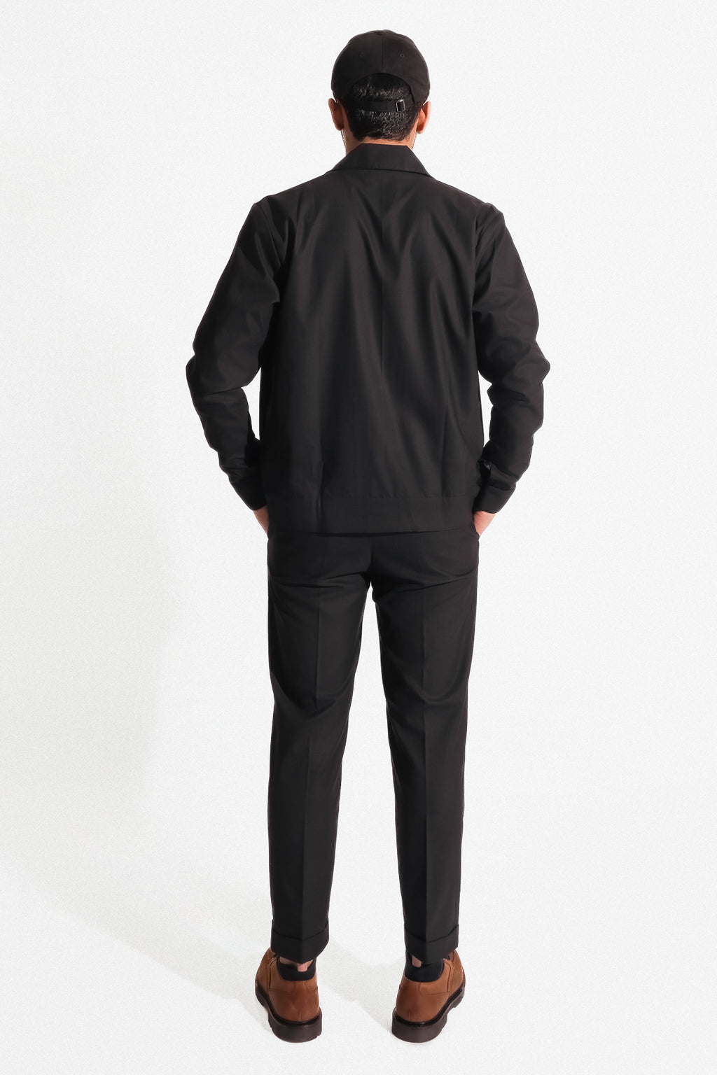 Classic Black Trucker Jacket