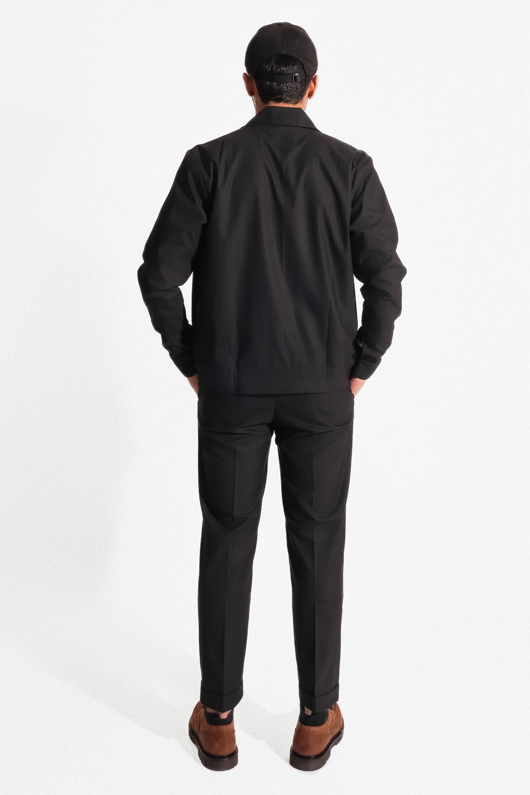 Classic Black Trucker Jacket