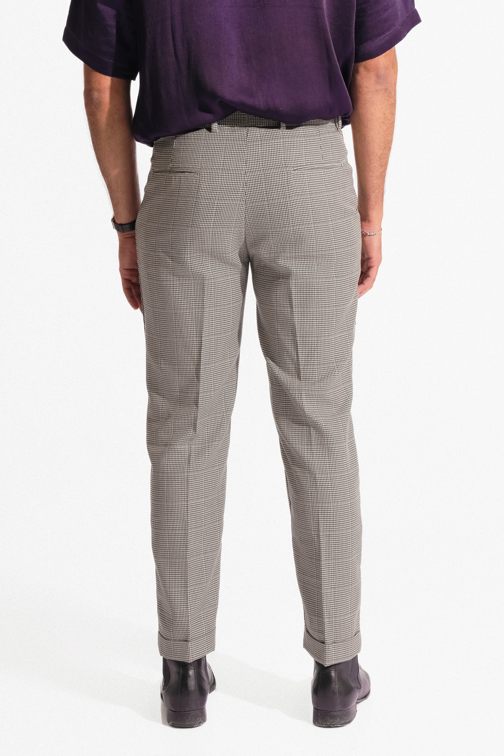 Hounds Tooth Semi Formal Pants