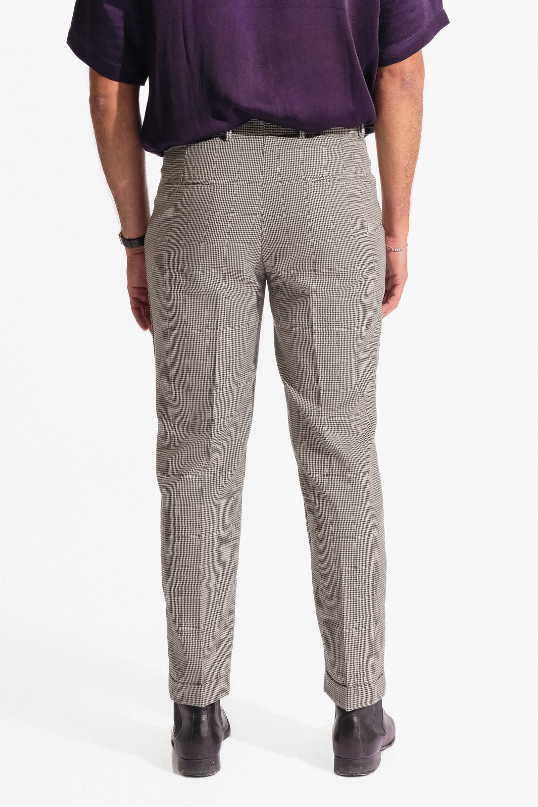 Hounds Tooth Semi Formal Pants