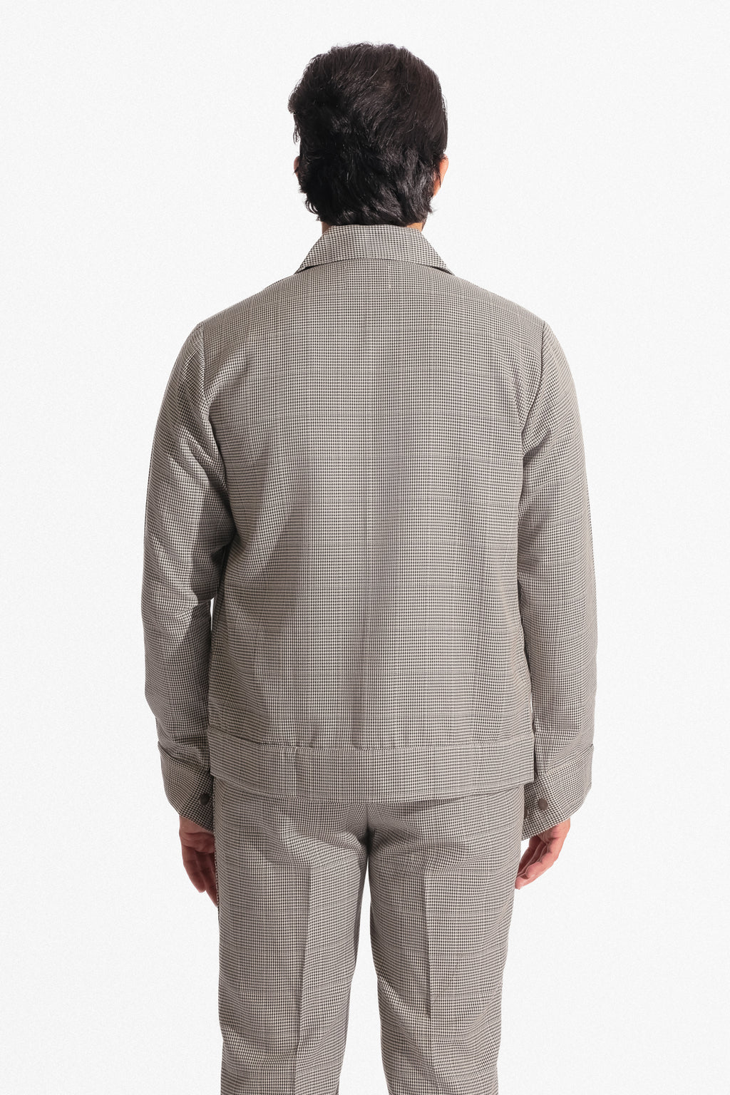 Houndstooth Trucker Jacket