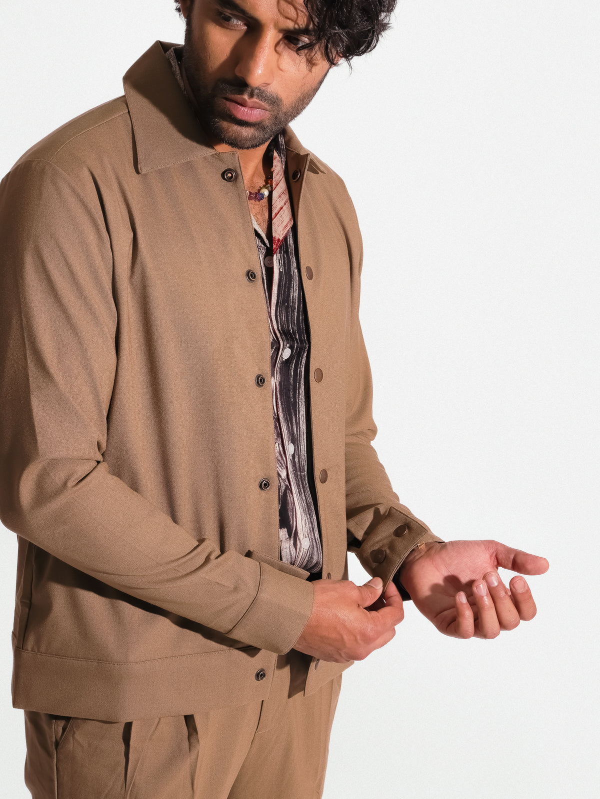 Classic Tan Trucker Jacket