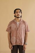 Chand Beige Bandhani Shirt