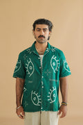 NAZAR GREEN BANDHANI SHIRT