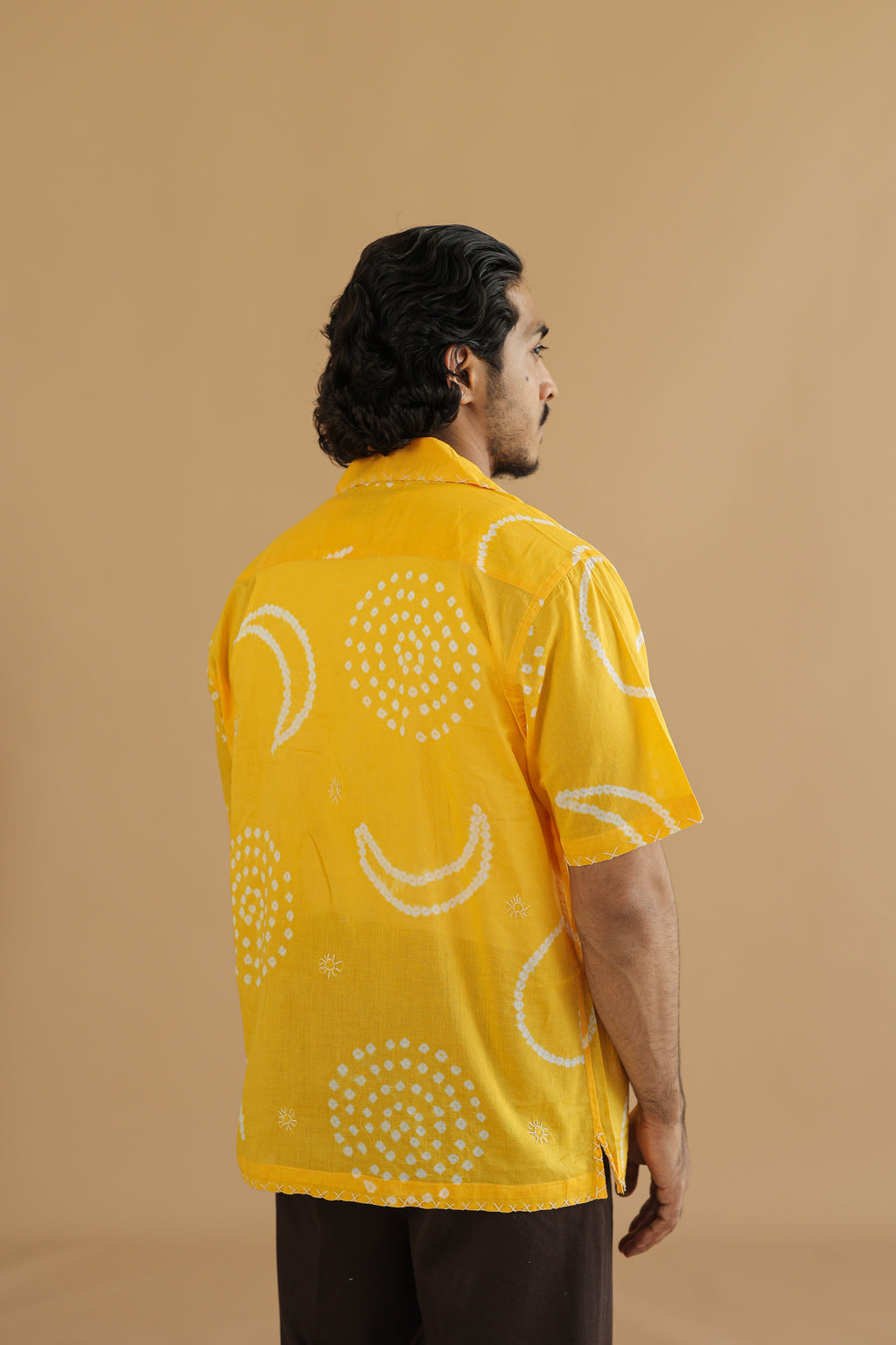 CHAND YELLOW BANDHANI SHIRT