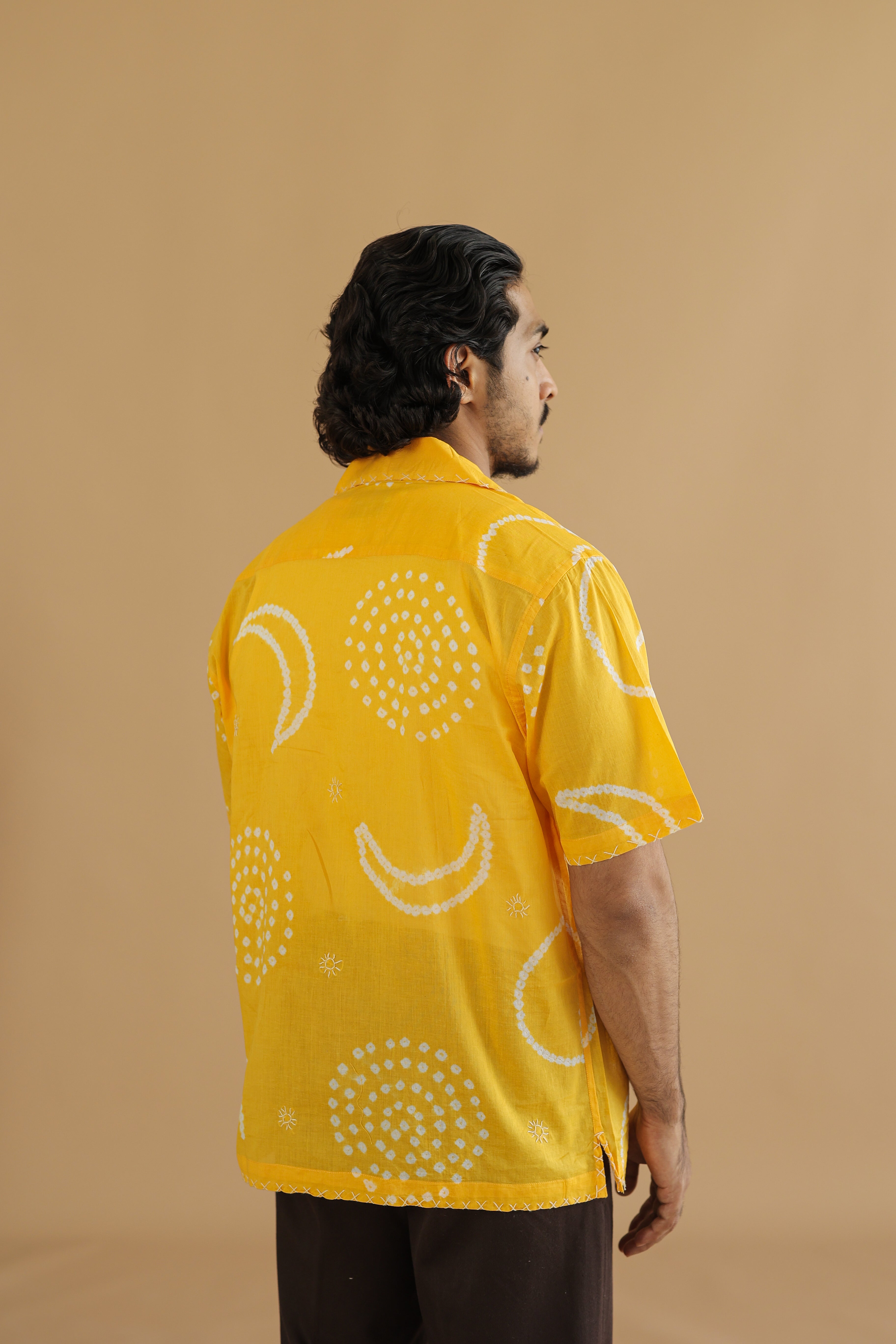 CHAND YELLOW BANDHANI SHIRT