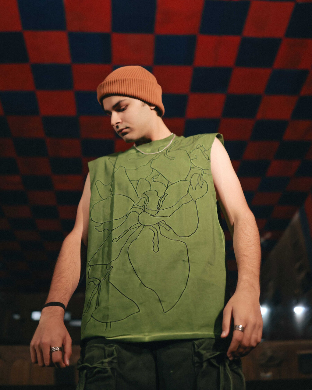 Pushp Oversized Sleeveless T-Shirt