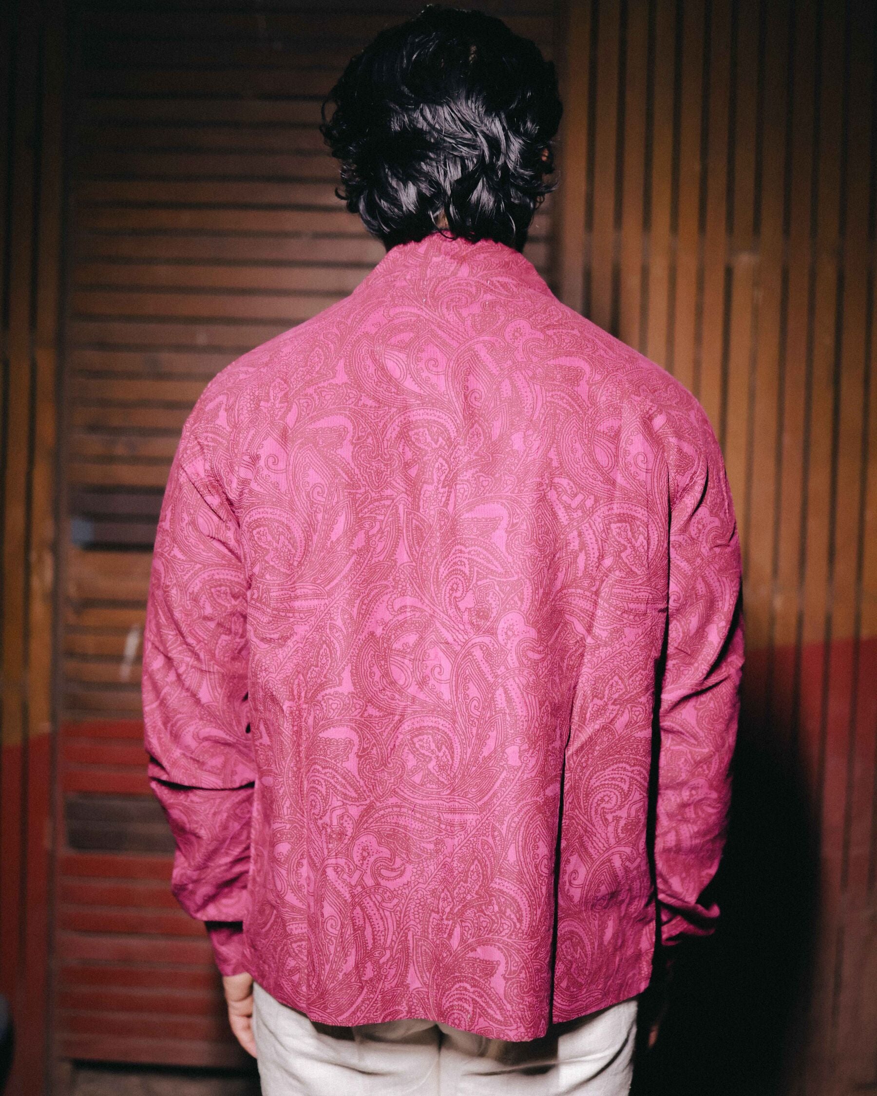 Garoh Corduroy Printed Shaket
