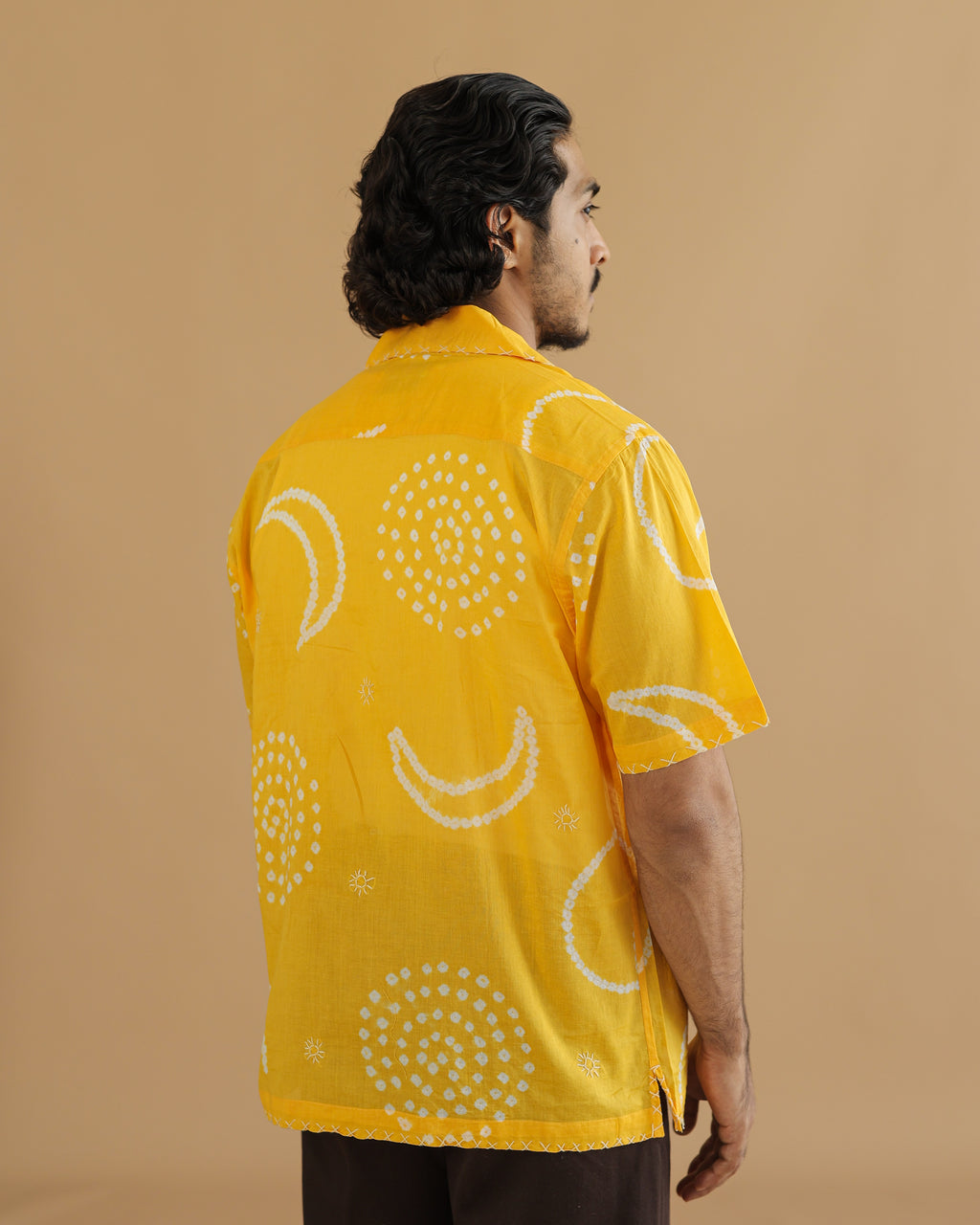 CHAND YELLOW BANDHANI SHIRT