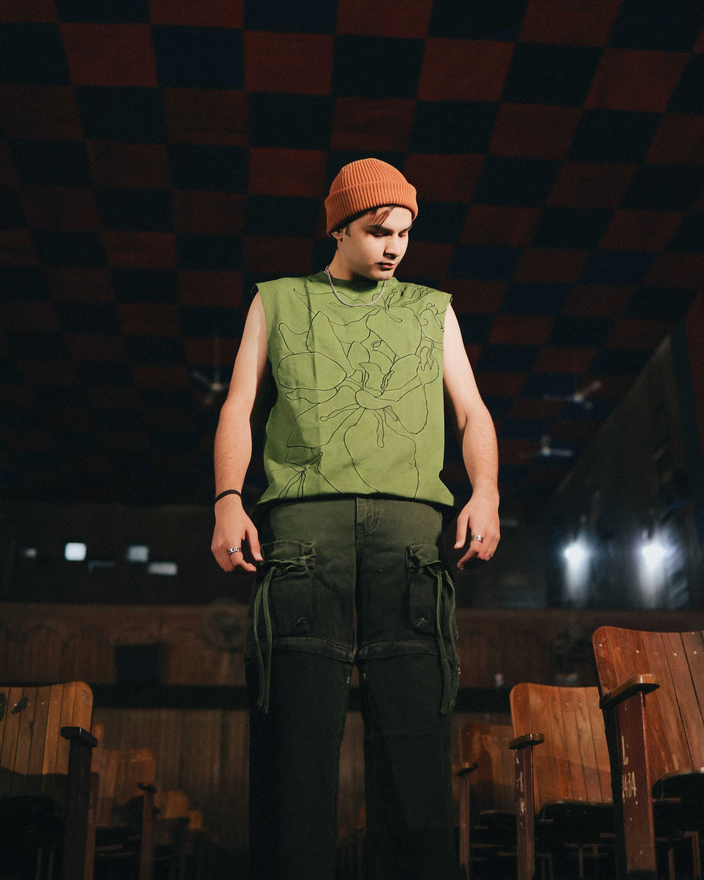 Pushp Oversized Sleeveless T-Shirt